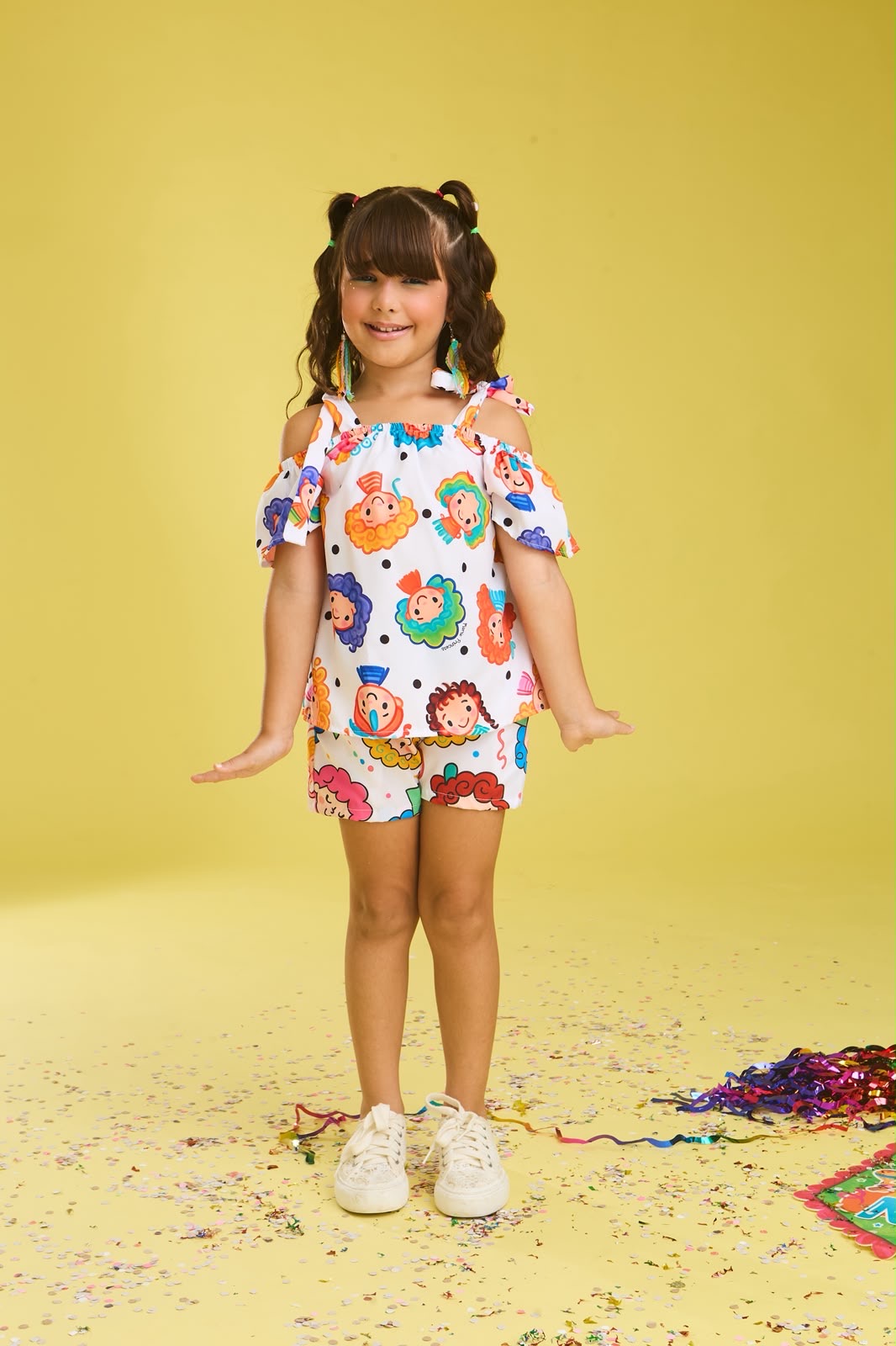 Conjunto Carinhas Coloridas